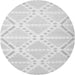 Machine Washable Abstract Gray Contemporary Rug, wshcon632gry