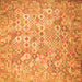 Serging Thickness of Southwestern Orange Country Rug, con633org