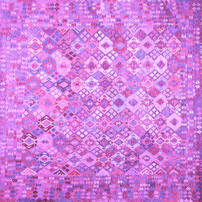 Square Southwestern Purple Country Rug, con633pur