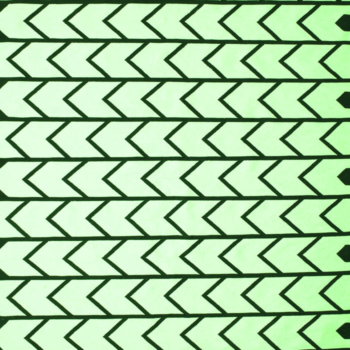 Serging Thickness of Machine Washable Solid Green Modern Area Rugs, wshcon634grn