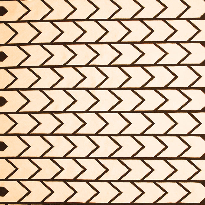 Solid Orange Modern Rug, con634org