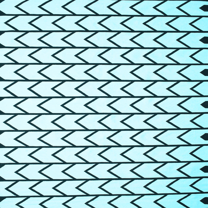 Square Machine Washable Solid Light Blue Modern Rug, wshcon634lblu