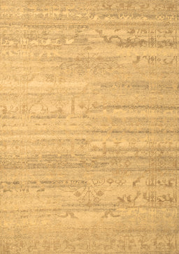 Abstract Brown Contemporary Rug, con635brn