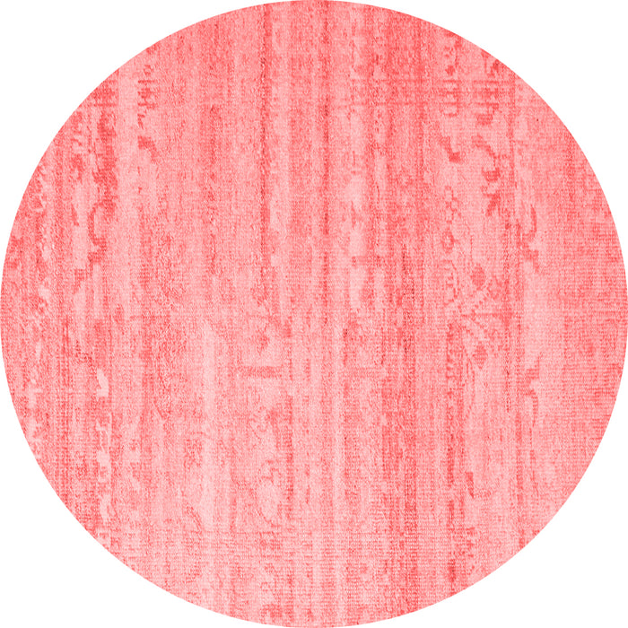 Machine Washable Abstract Red Contemporary Rug, wshcon635red