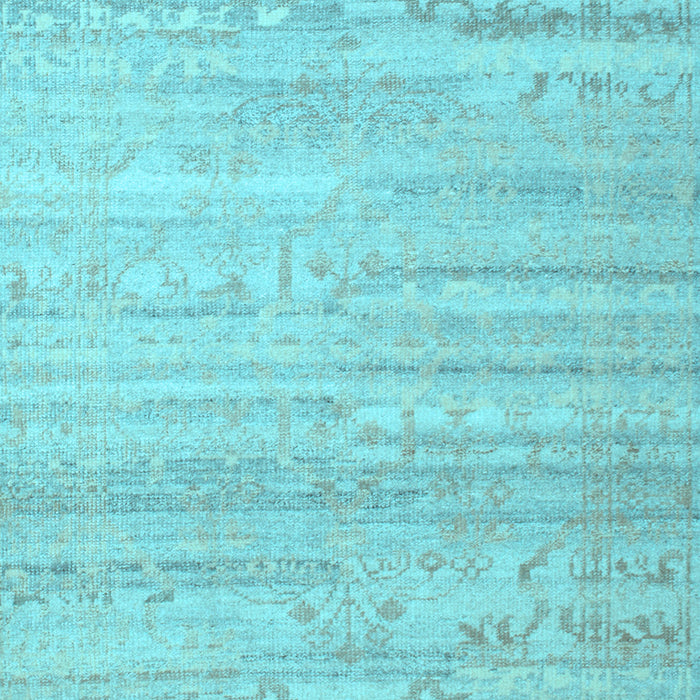 Abstract Light Blue Contemporary Rug, con635lblu