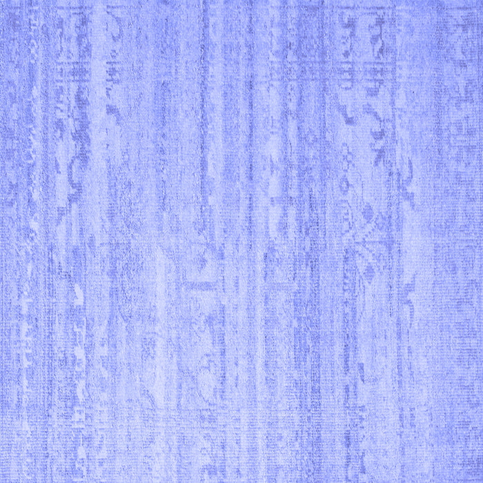Square Abstract Blue Contemporary Rug, con635blu