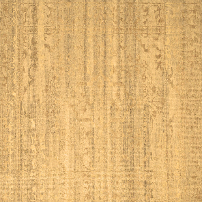 Square Machine Washable Abstract Brown Contemporary Rug, wshcon635brn