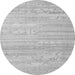 Machine Washable Abstract Gray Contemporary Rug, wshcon635gry