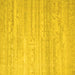 Square Abstract Yellow Contemporary Rug, con635yw