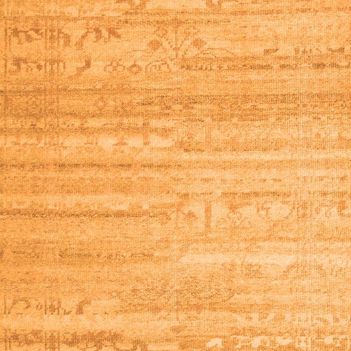 Abstract Orange Contemporary Rug, con635org