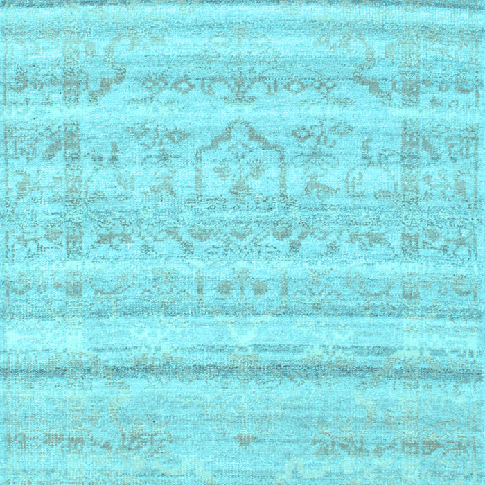 Solid Light Blue Modern Rug, con636lblu