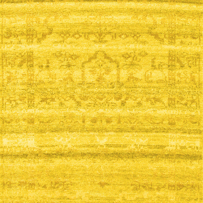 Solid Yellow Modern Rug, con636yw