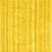 Square Solid Yellow Modern Rug, con636yw