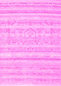 Solid Pink Modern Rug, con636pnk