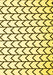 Machine Washable Solid Yellow Modern Rug, wshcon637yw