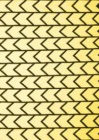 Solid Yellow Modern Rug, con637yw