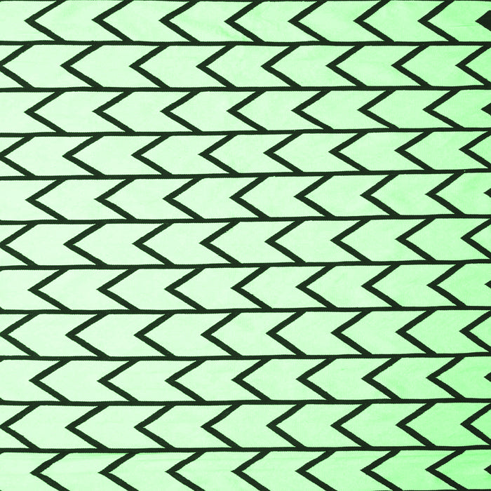 Square Solid Emerald Green Modern Rug, con637emgrn