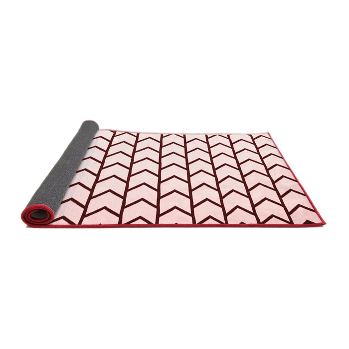 Solid Red Modern Area Rugs