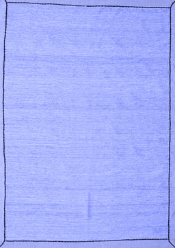 Abstract Blue Contemporary Rug, con638blu