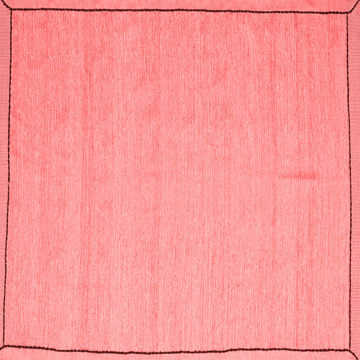 Machine Washable Abstract Red Contemporary Rug, wshcon638red