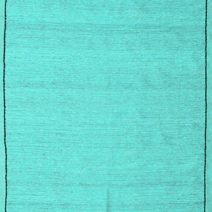 Machine Washable Abstract Turquoise Contemporary Area Rugs, wshcon638turq