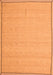 Serging Thickness of Machine Washable Abstract Orange Contemporary Area Rugs, wshcon638org