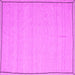 Square Machine Washable Abstract Pink Contemporary Rug, wshcon638pnk