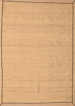 Abstract Brown Contemporary Rug, con638brn