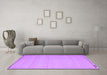 Machine Washable Abstract Purple Contemporary Area Rugs in a Living Room, wshcon638pur