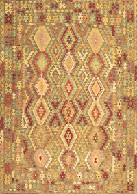 Southwestern Brown Country Rug, con639brn