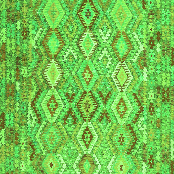 Southwestern Green Country Rug, con639grn