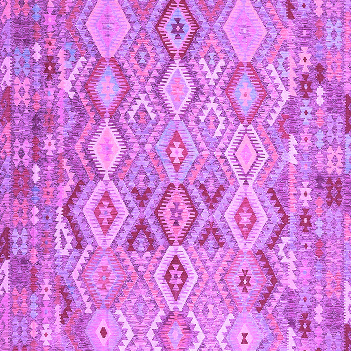Machine Washable Southwestern Purple Country Area Rugs, wshcon639pur
