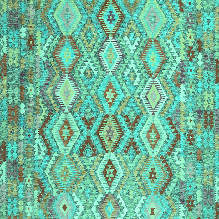 Southwestern Turquoise Country Rug, con639turq