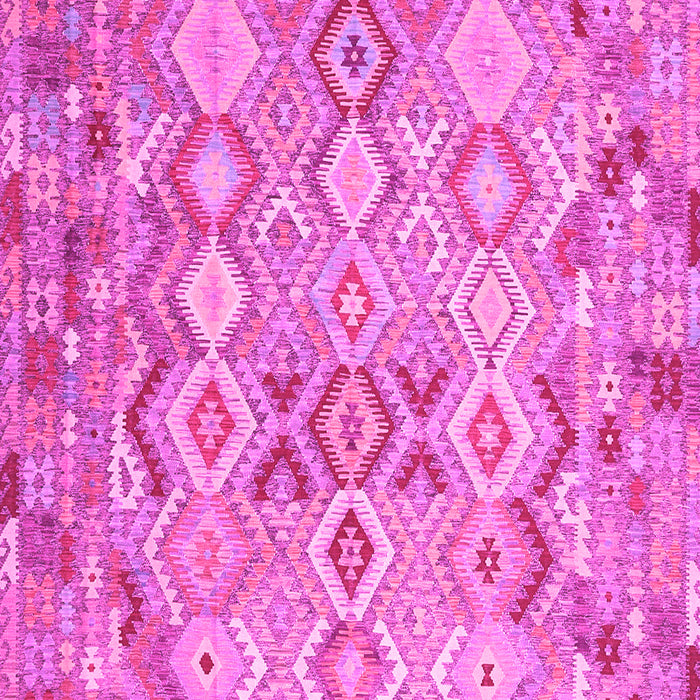 Machine Washable Southwestern Pink Country Rug, wshcon639pnk