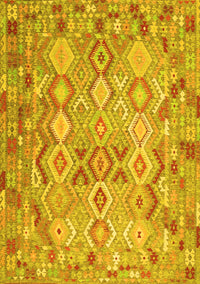 Southwestern Yellow Country Rug, con639yw