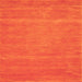 Serging Thickness of Abstract Orange Contemporary Rug, con63org