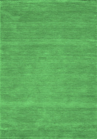 Abstract Emerald Green Contemporary Rug, con63emgrn