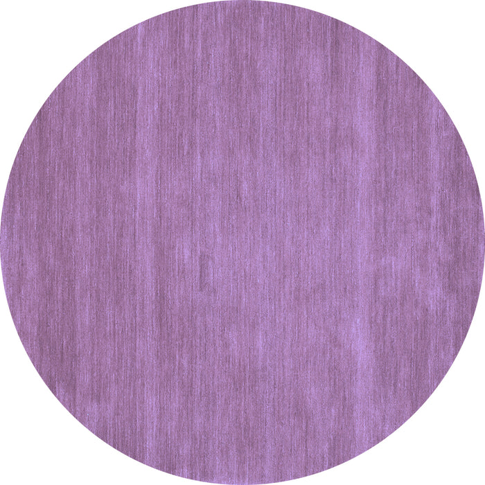 Round Abstract Blue Contemporary Rug, con63blu