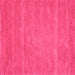 Square Machine Washable Abstract Pink Contemporary Rug, wshcon63pnk