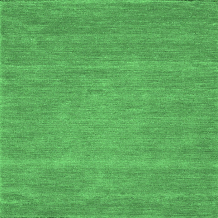 Square Abstract Emerald Green Contemporary Rug, con63emgrn