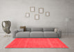 Contemporary Red Washable Rugs