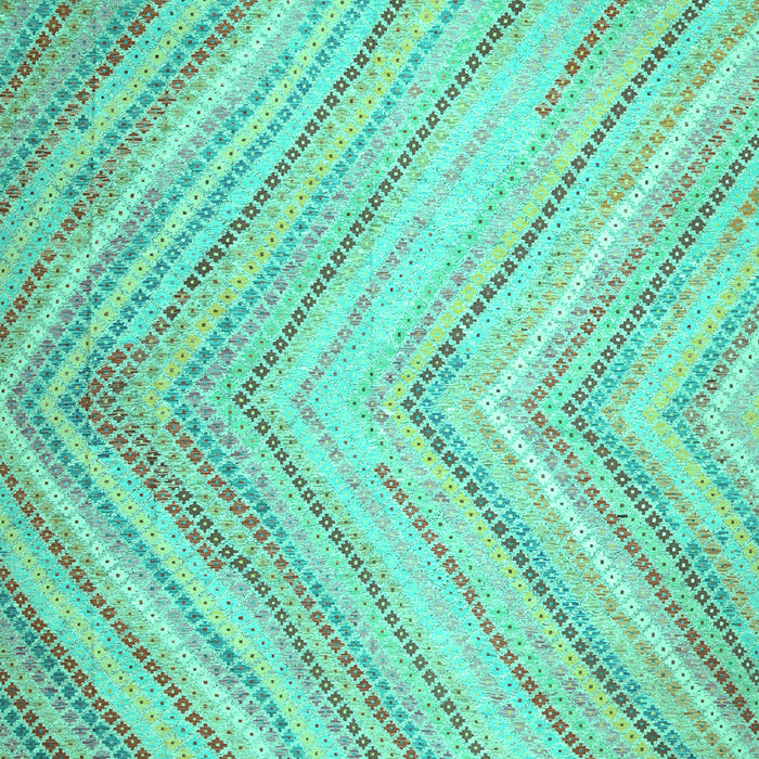 Southwestern Turquoise Country Rug, con640turq