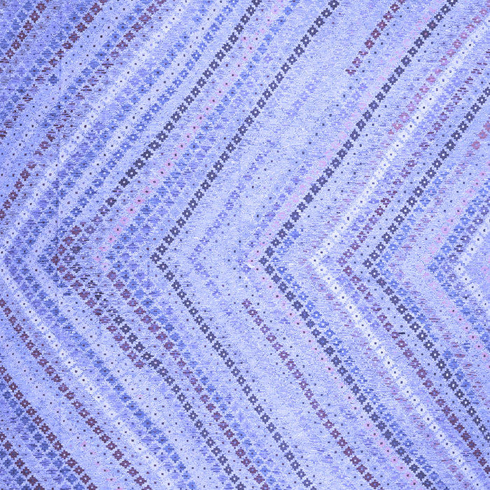 Machine Washable Southwestern Blue Country Rug, wshcon640blu