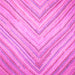 Square Machine Washable Southwestern Pink Country Rug, wshcon640pnk