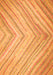 Southwestern Orange Country Rug, con640org