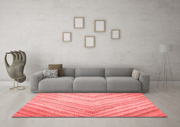 Country Red Washable Rugs