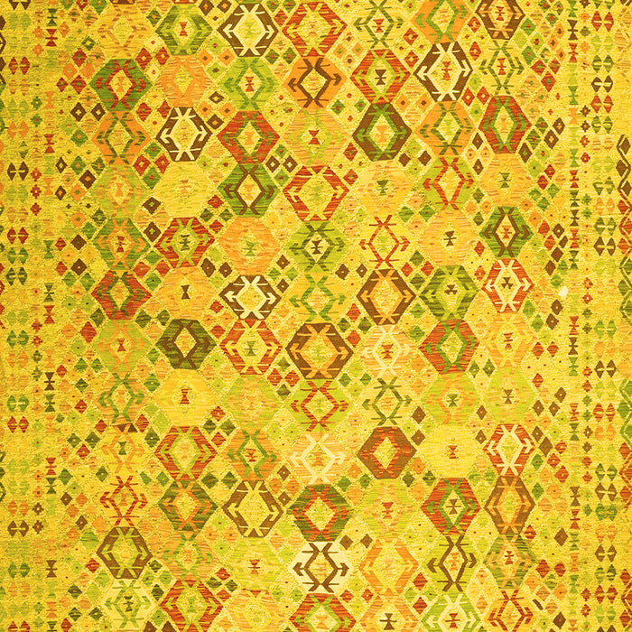 Southwestern Yellow Country Rug, con641yw