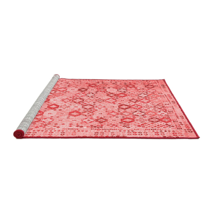 Country Red Washable Rugs
