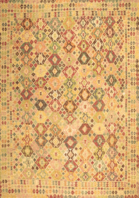 Southwestern Brown Country Rug, con641brn