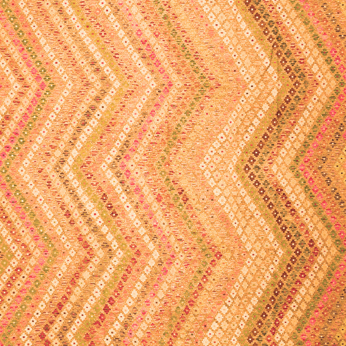 Serging Thickness of Machine Washable Southwestern Orange Country Area Rugs, wshcon642org